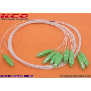 China Mini Fiber Optic PLC Splitter 1x8 with 0.9mm Cable and 1.0m Length for 1260nm~1650nm Wavelength on sale