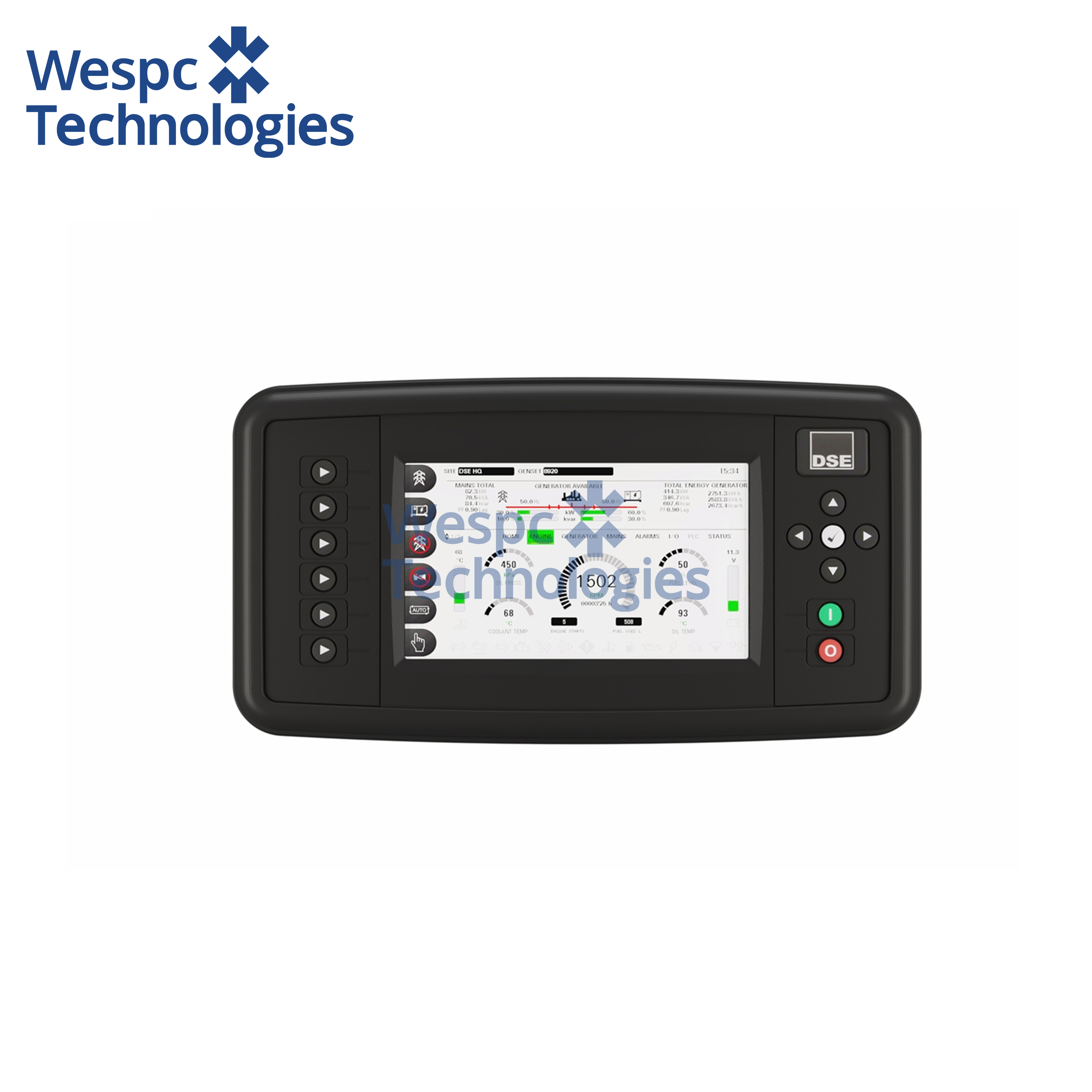 China WESPC Original DSE8920 7 Colour Load Share & Synchronising Control Module on sale