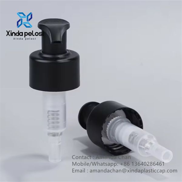 Black Screw Lotion Pump Sprayer Top Spring Left Right Soap Pump for bottle