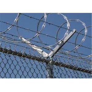 6 Strand 45° Barb Wire Arm For Chain Link Fence