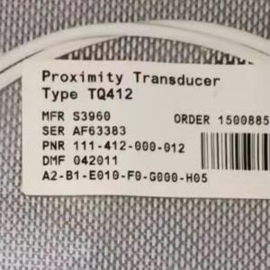 China TQ412 111-412-000-013 A1-B6-E010-F0-G000-H05 Proximity Transducer Part of Proximity Measuring System on sale China TQ412 111-412-000-013 A1-B6-E010-F0-G000-H05 Proximity Transducer Part of Proximity Measuring System on sale