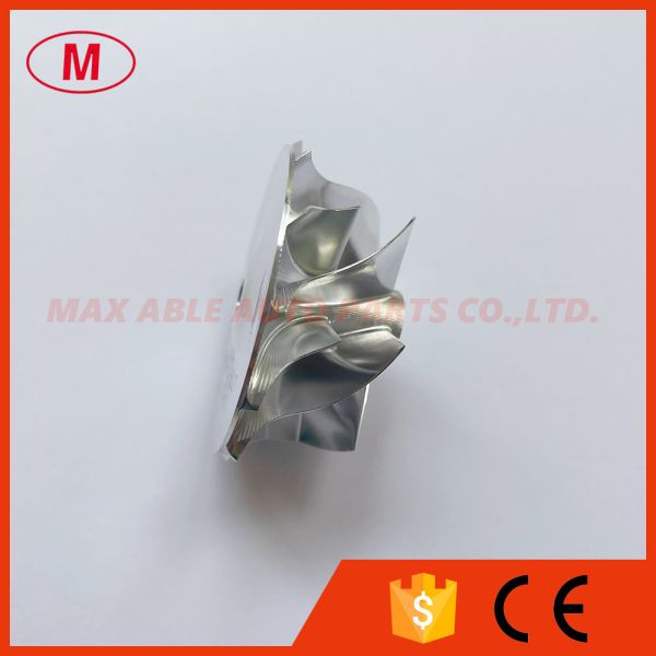 TD04 39.10/46.00mm 6+6 blades turbocharger milling/aluminum 2618/billet compressor wheel
