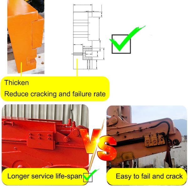 Telescopic Arm for Sale Adjustable Excavator Telescopic Arm