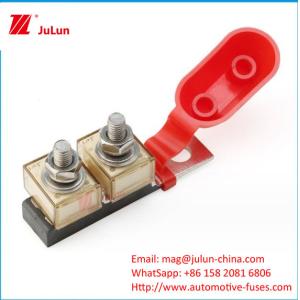 2-Position Terminal Fuse Holder Single Stud M8 Compact Rated Battery Fuse 60A