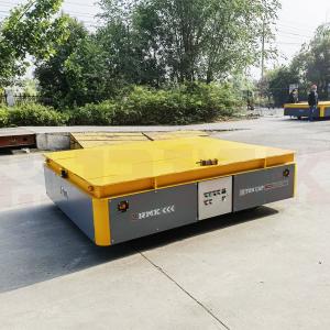 China Hydraulic Lift 10 Tons Electric Flat Cart To Move Heavy Steel Structures on sale