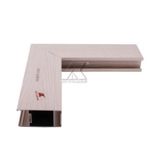China Wood Grain Villas Aluminum Window Profiles 6061 T4 GB2008 on sale