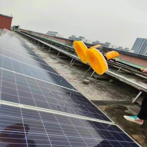 Portable Solar Panel Cleaner with WLS-4-2-3WL Lithium Battery and Dual-Head