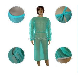 16-45gsm Disposable Isolation Gown With Dustproof Resistance SPP