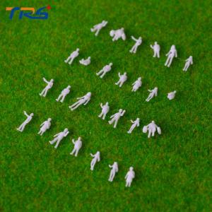 1:200 architectural scale model ABS plastic 0.8 cm white figures for model train