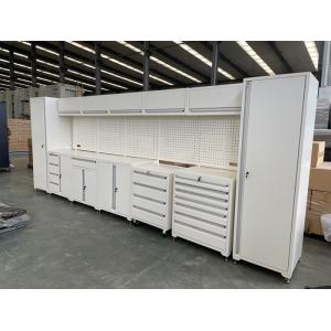 Workstation Modular Workbench Tool Cabinet with Heavy Duty Garage Roller and
