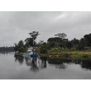 Diesel 1800m3/H Gold River Dredger 15m Hydraulic Driven