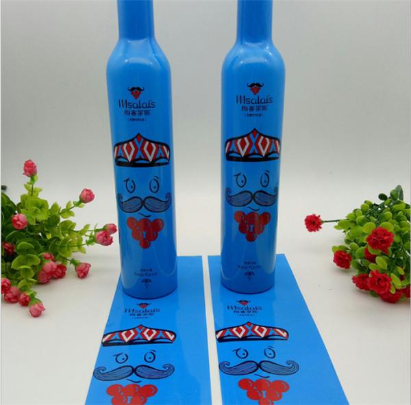 Buy Liquid Bottle Heat Shrink Sleeve Labels Customized Size QS / FDA Certificated at wholesale prices