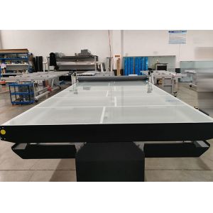 Pneumatic Control Flatbed Applicator Table 220V Vinyl Application Roller Table