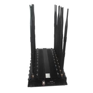 18 Antennas Cell Phone Signal Jammer 2 3 4 5 G WiFi GPS VHF UHF Wireless Signal