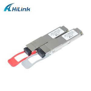 100GBASE-BX20 QSFP28 Fiber Optic Transceivers 1280nm-TX/1310nm-RX 20km DOM