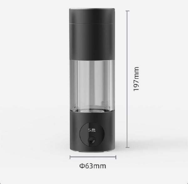 Buy 230ml Hydrogen Rich Water Bottle With 3000ppb 5000ppb Alloy Housing H2 Water Cups For Health And Sport Weizi at wholesale prices