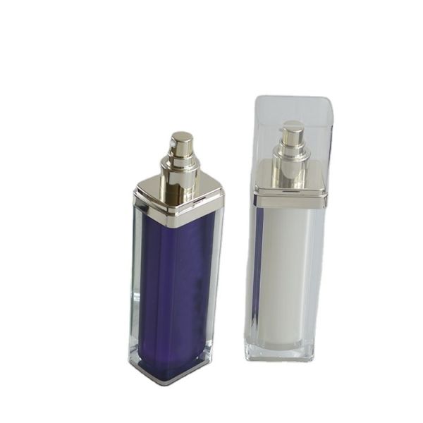 Buy 150ml Square Acrylic Bottle Pump Lotion Bottle Color Customization for Your Lotion at wholesale prices