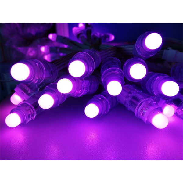 12mm Outdoor Waterproof LED Pixel Light Full Color 0.3W DC5V IP67