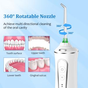 Home And Travel Portable Electric Dental Flosser 5 Modes With Replaceable Brush