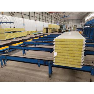 China Fireproof Glass Wool Sandwich Panel 100mm Thickness For Soundproofing on sale