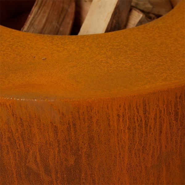 Distinctive Corten Steel Rusty Metal 2mm Thickness Heater Corten Steel Fire Pit For Outdoor Fire Pit Bowl
