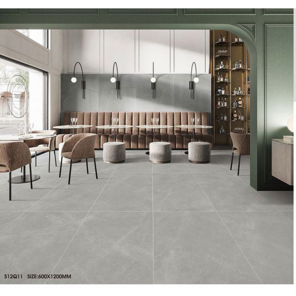 AAA Grade Clay Porcelain Tiles 600x1200mm ISO13006 Indoor Floor