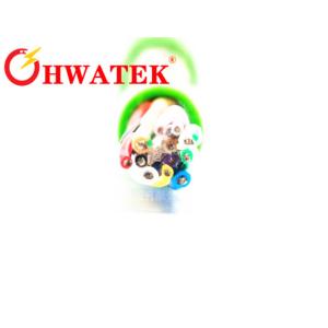 Braided Flexible Cable TPE Insulation For Connecting Servo Controller And Motor