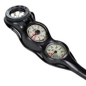 China Black Polymer Air Scuba Diving Gauges With Fluorescent Display on sale