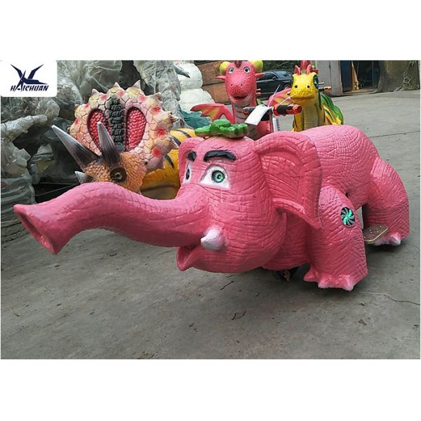 Buy Simulation Mini Pink Elephant Motorized Animal Scooters Electronic Game Center Toy at wholesale prices