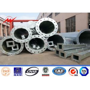 China 220KV Power Transmission Lines Galvanized Steel Pole/Electric Power Pole on sale