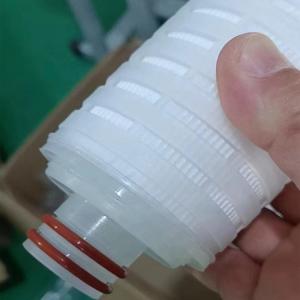 PP Pleated Filter Cartridge 1 20um in 10*10*30cm Size for Industrial Filtration