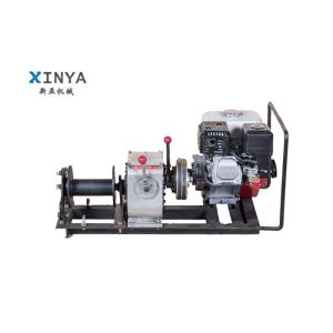 Gasoline Engine Small Cable Pulling Winches for Power Construction