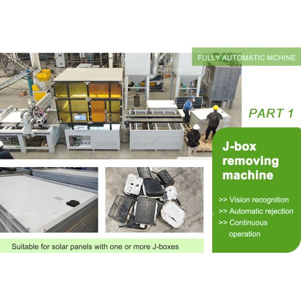 Green Energy Solar Panel Recycling Plant For Photovoltaic Panels