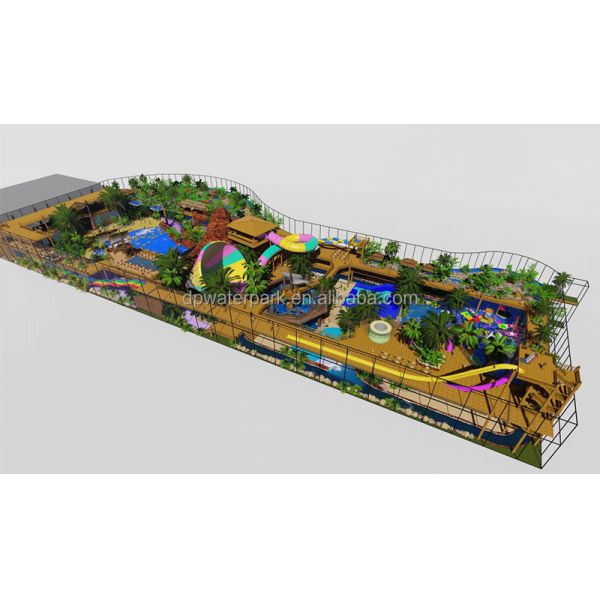 20000 SQM Aqua Park Design Master Plan Custom Water Theme Park Design for Resorts