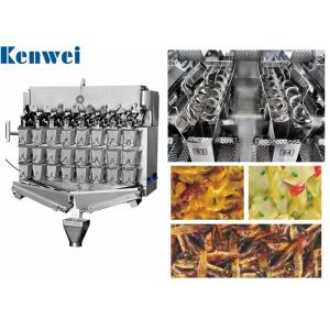 Quality Electronic Pickle Fish 8 Heads Weigher Screw Feeding 3 Layers With 1L Hopper for sale