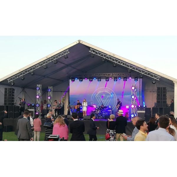 Indoor Outdoor Rental LED Screen Modules P3.91 For AV Production Stage Background
