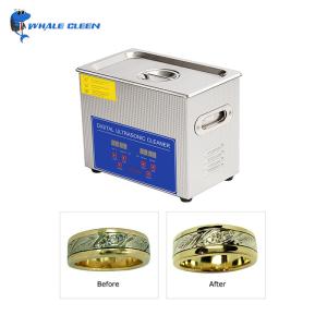 Professional Ultrasonic Ring Cleaning Machine 3.2L With Heated Parts Cleaning