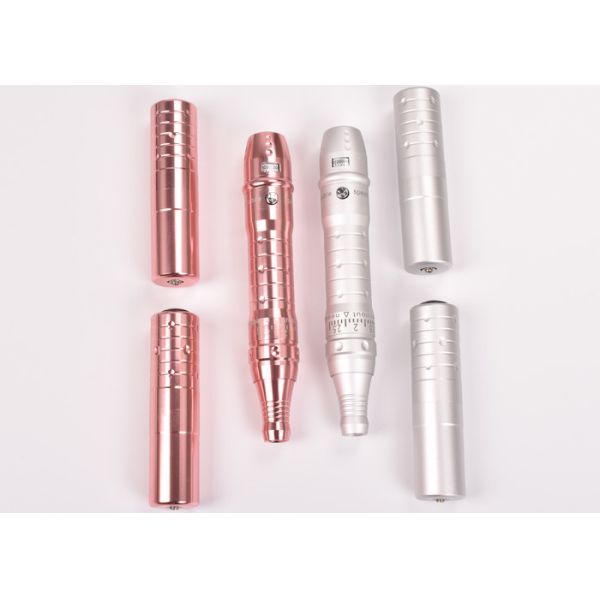 Silver / Rose Permanent Makeup Pen Machine And Microblading Gun