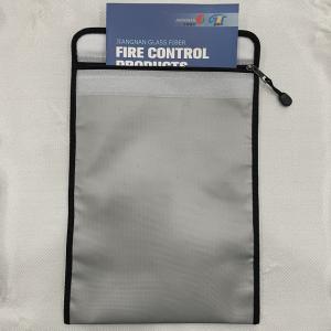 Double Layer Fireproof Waterproof Document Bag For Money Bag Fire Safety