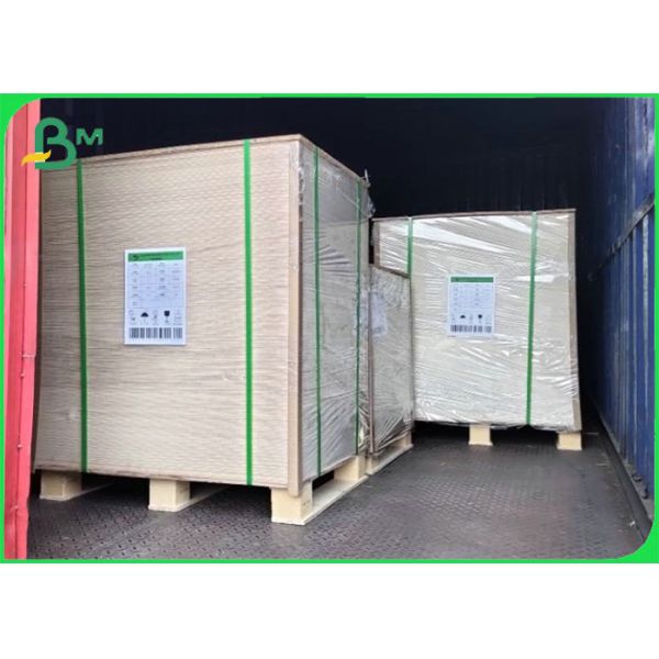 Folding Resistance 200gsm 365gsm Food Grade White Coated Kraft Paper For Making Fries Box