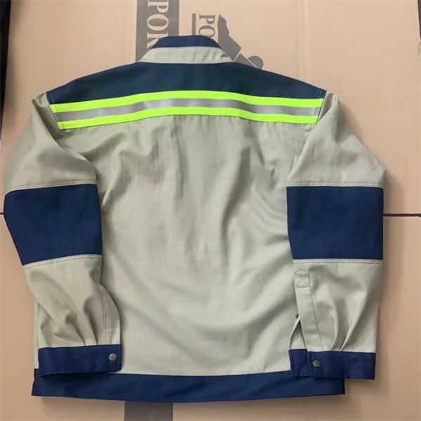 260gsm Cotton Fire Resistant Jackets For Mining Industrial EN11612