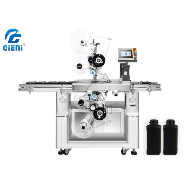 Buy 91mm Belt 250pcs/Min Cosmetic Dual Side Labeling Machine at wholesale prices