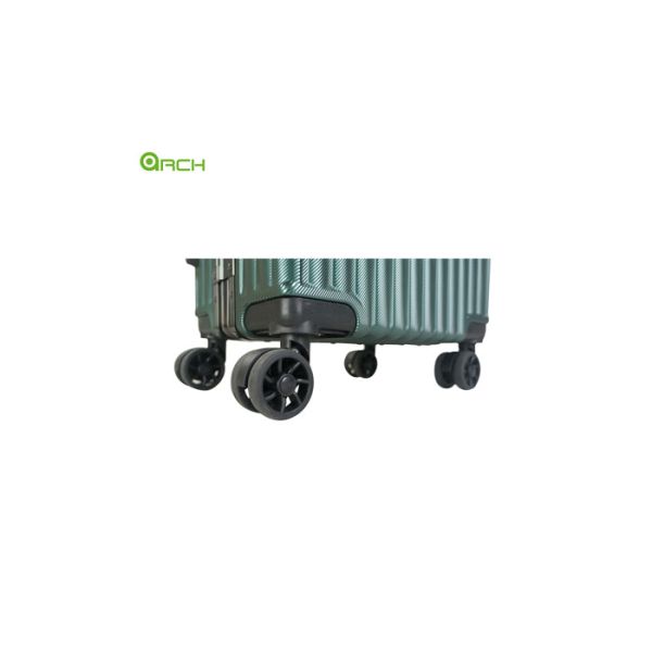 Aluminium Frame ABS Travel Trolley Luggage Bag With Spinner Wheels