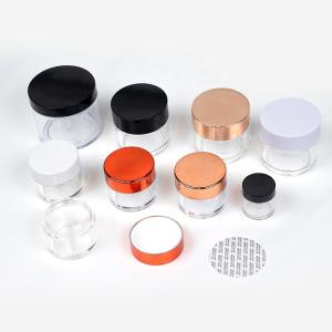 Nail Powder Container Cosmetic Jars Empty Leak Proof Acrylic Jar Private Label