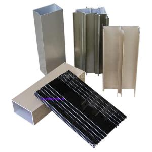 China Square Aluminium Glass Curtain Wall Delicate Smooth And Subtle Edges on sale