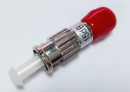 Male Female Fiber Optic Attenuator , Portable Fixed Optical Attenuator