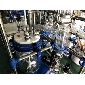 Customized Jacketed Glass Reactor Vessel Ultrasonic Biodiesel Continuous