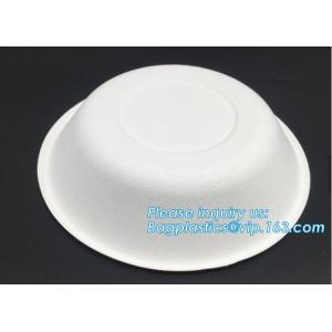 Sugarcane Bagasse Disposable Salad Bowl,biodegradable compostable sugarcane
