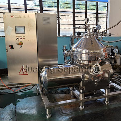 5000L / H SS Disc Separator Beverage Clarifier Food Grade Fruit Juice