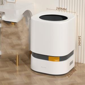 Square Wide Mouth Household Automatic Suction Bag Plastic Trash Can